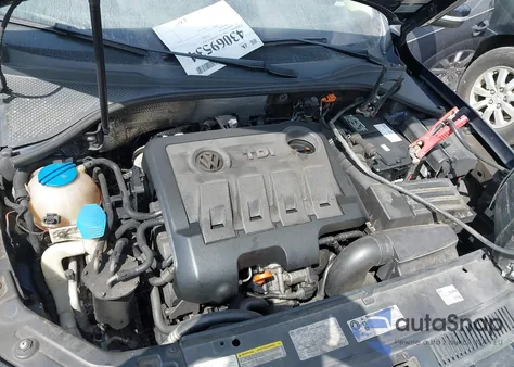 2014 Volkswagen Passat 2.0L Tdi Sel Premium from USA, damaged, VIN 1VWCN7A38EC011265